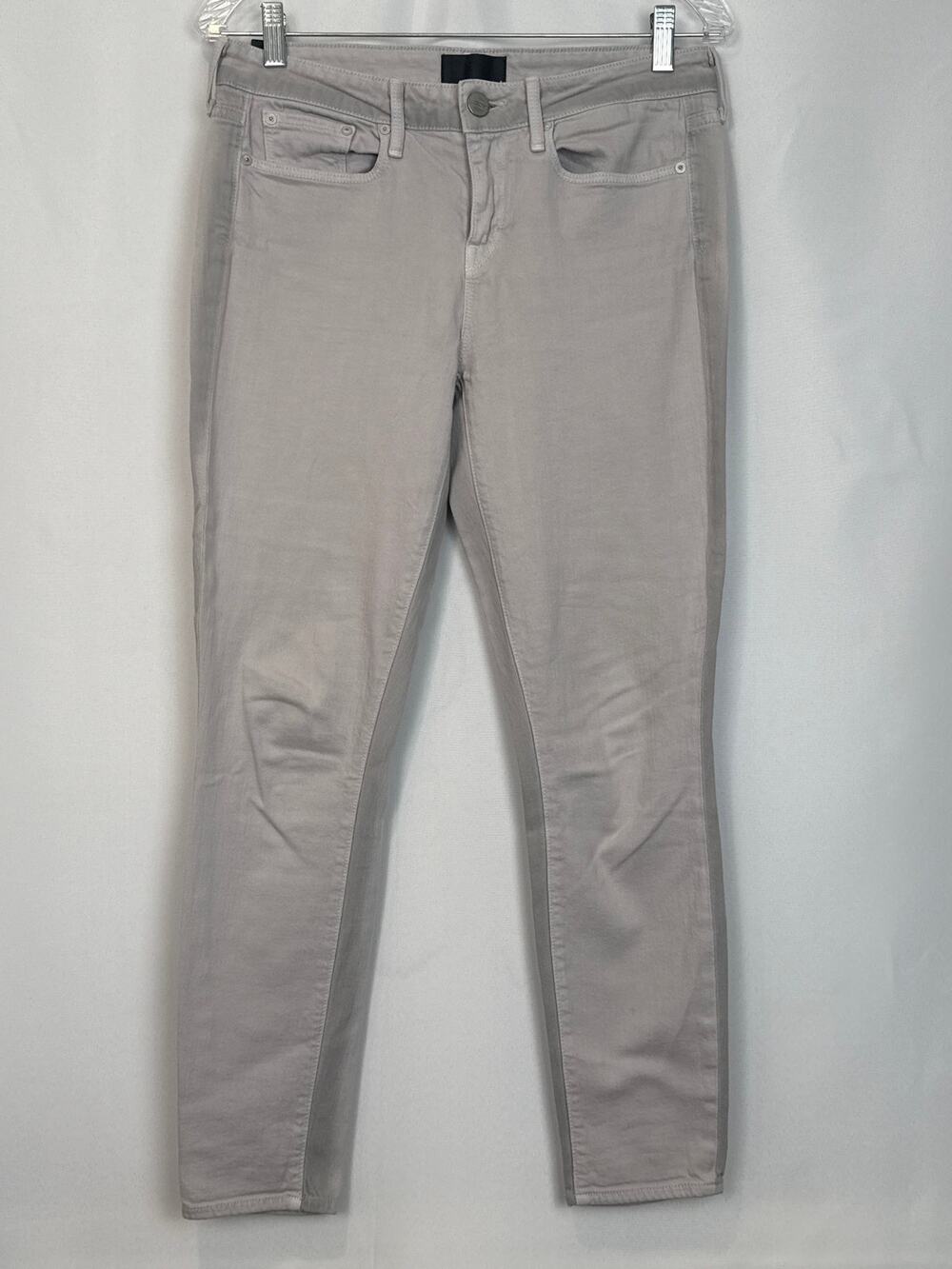 Vince Dylan Ankle Skinny Jeans Sz 26 Grey Stone Wash Stretch
